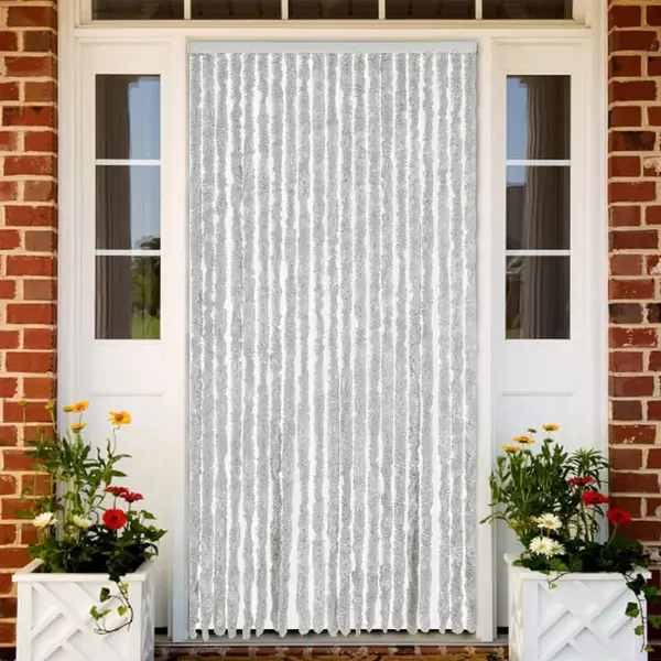 Gossi perdea pentru insecte, gri, 90x220 cm, chenille