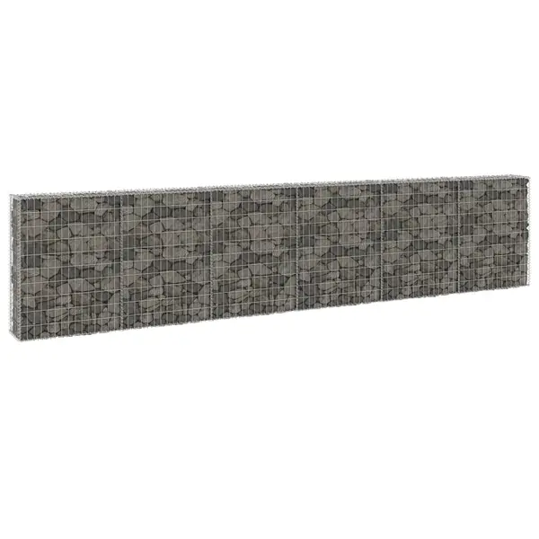 Gossi perete gabion cu capace, 300 x 30 x 100 cm, otel galvanizat