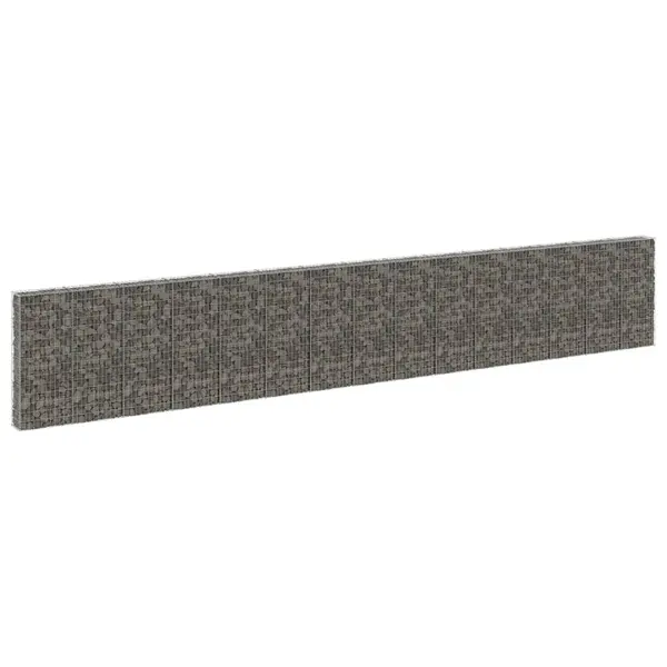 Gossi perete gabion cu capace, 900 x 30 x 150 cm, otel galvanizat