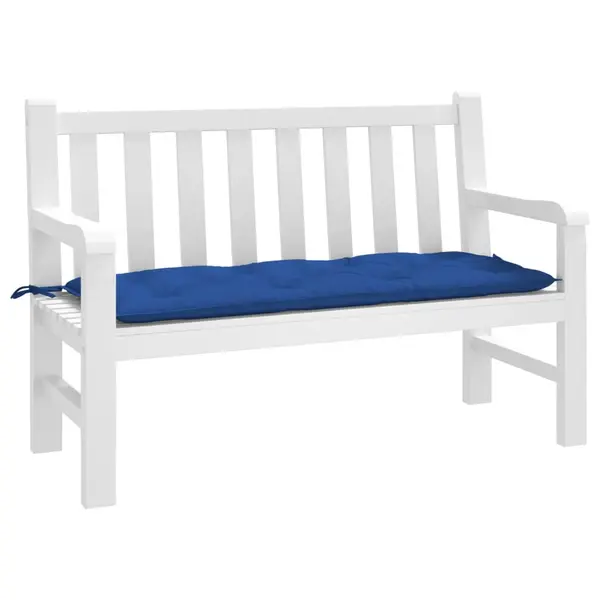 Gossi perna banca de gradina, albastru, 120x50x7 cm, material oxford