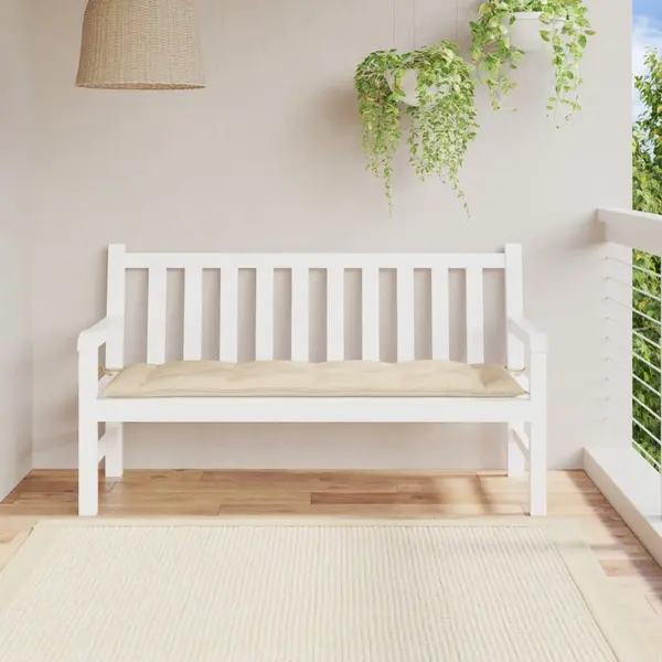 Gossi perna banca de gradina, bej, 150x50x7 cm, material oxford