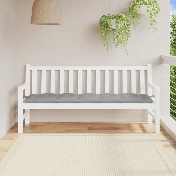 Gossi perna banca de gradina, gri, 180x50x7 cm, material oxford
