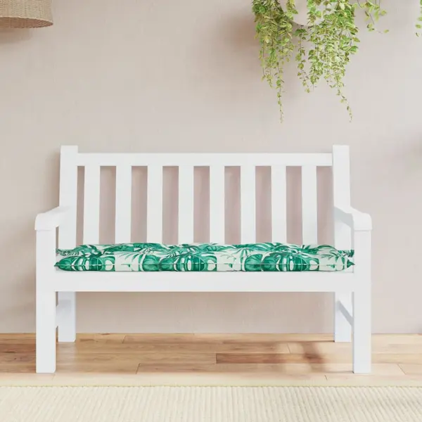 Gossi perna banca de gradina model frunze, 120x50x7 cm, textil oxford