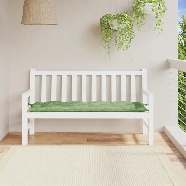 Gossi perna banca de gradina model frunze, 150x50x7 cm, textil oxford