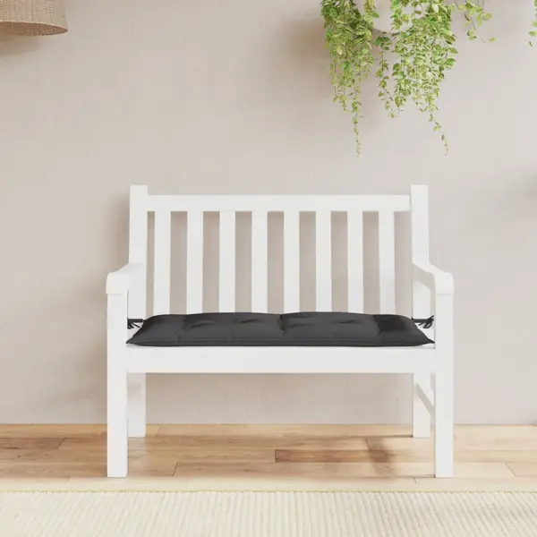 Gossi perna banca de gradina, negru, 110x50x7 cm, material oxford