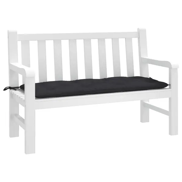 Gossi perna banca de gradina, negru, 120x50x7 cm, material oxford