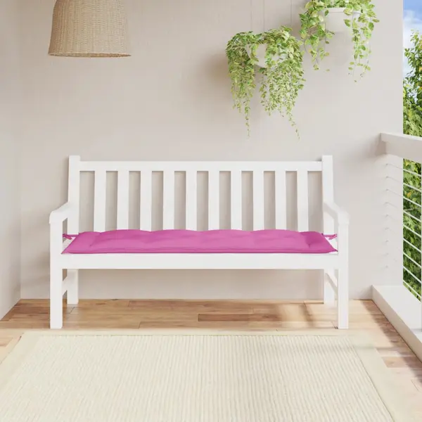 Gossi perna banca de gradina, roz, 150x50x7 cm, material oxford