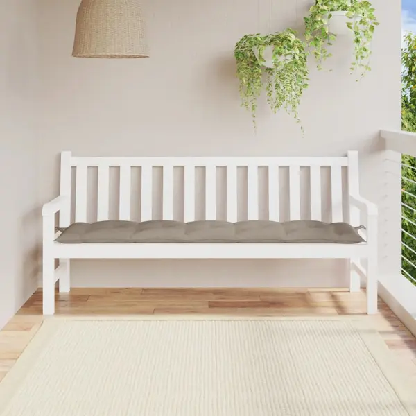 Gossi perna banca de gradina, taupe, 180x50x7 cm, material oxford