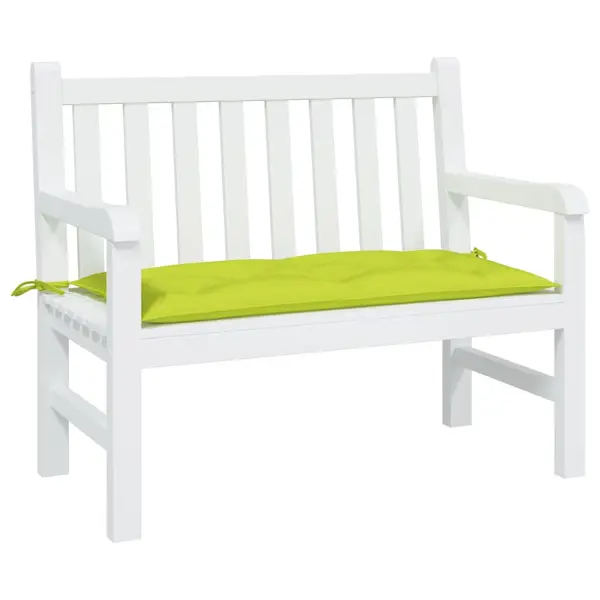 Gossi perna banca de gradina verde aprins, 100x50x7 cm, textil oxford