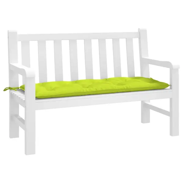 Gossi perna banca de gradina verde aprins, 120x50x7 cm, textil oxford