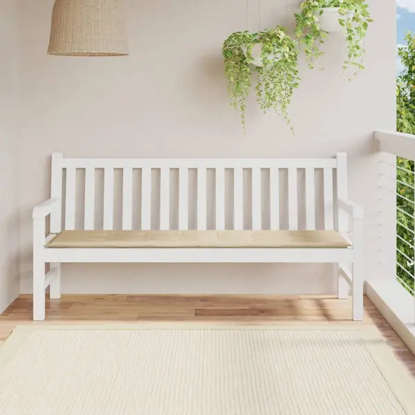 Gossi perna de banca de gradina, bej, 180x50x3 cm, textil oxford