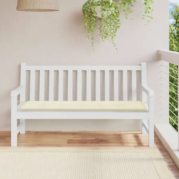 Gossi perna de banca de gradina, crem, 150x50x3 cm, textil oxford