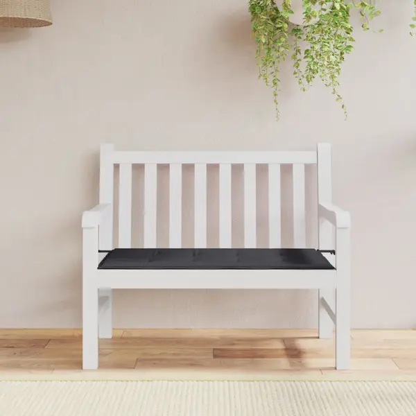 Gossi perna de banca de gradina, negru, 120x50x3 cm, textil oxford