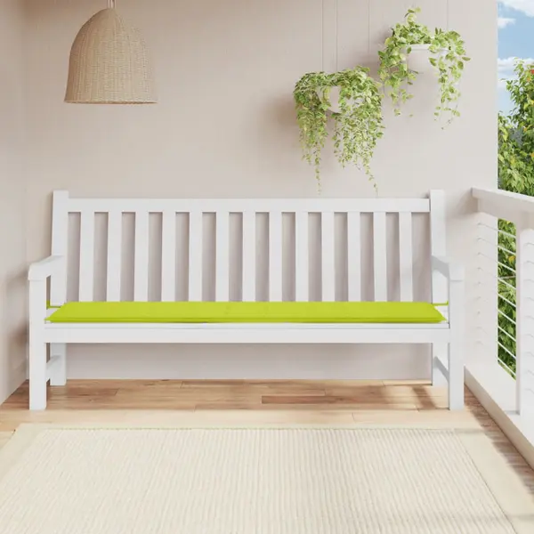 Gossi perna de banca de gradina, verde, 200x50x3 cm, textil oxford