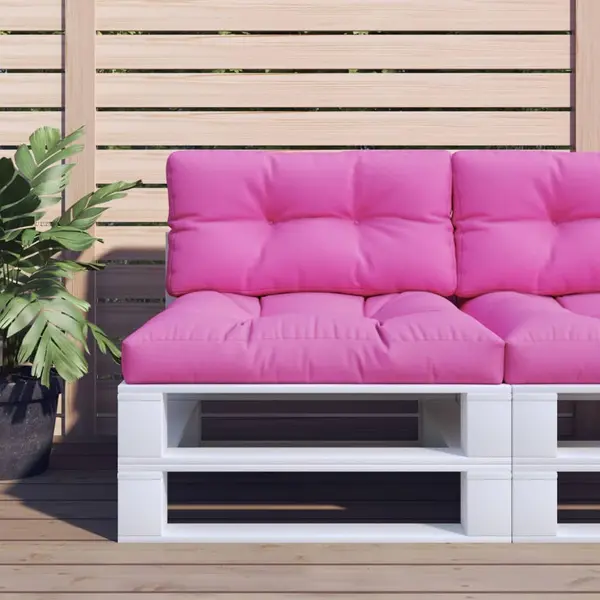 Gossi perna de paleti, roz, 80x40x12 cm, textil