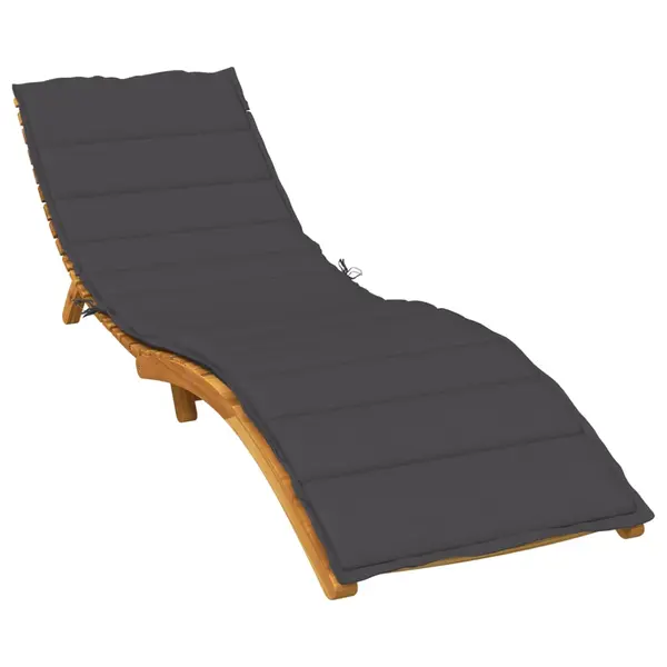 Gossi perna de sezlong, melanj antracit, 200x50x4 cm textil