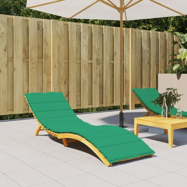 Gossi perna de sezlong, verde, 200x60x3 cm, textil oxford
