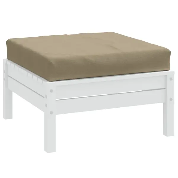 Gossi perna pentru paleti, melanj gri taupe, 60x60x10 cm, textil