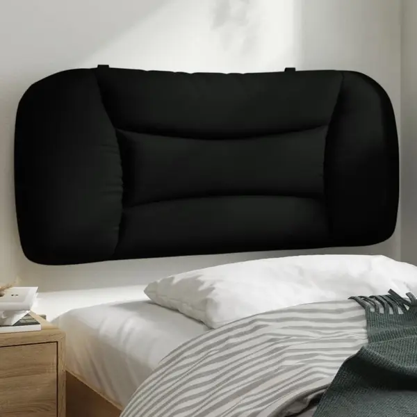 Gossi perna pentru tablie de pat, negru, 80 cm, material textil