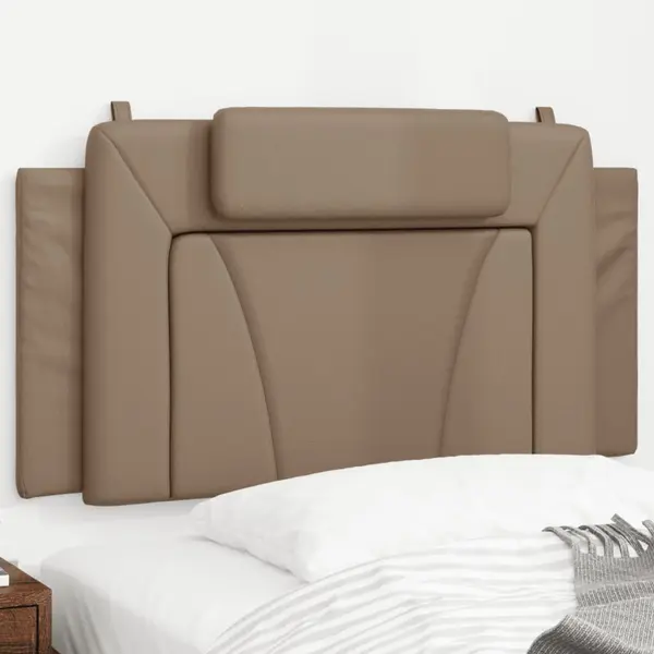Gossi perna pentru tablie pat, cappuccino, 100 cm, piele artificiala