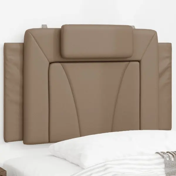 Gossi perna pentru tablie pat, cappuccino, 80 cm, piele artificiala