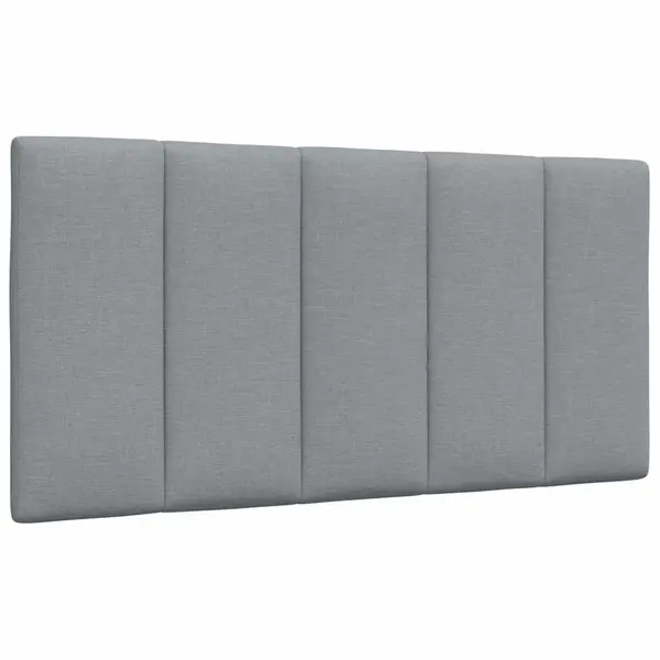 Gossi perna tablie de pat, gri deschis, 100 cm, material textil