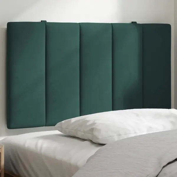 Gossi perna tablie de pat, verde, 80 cm, catifea