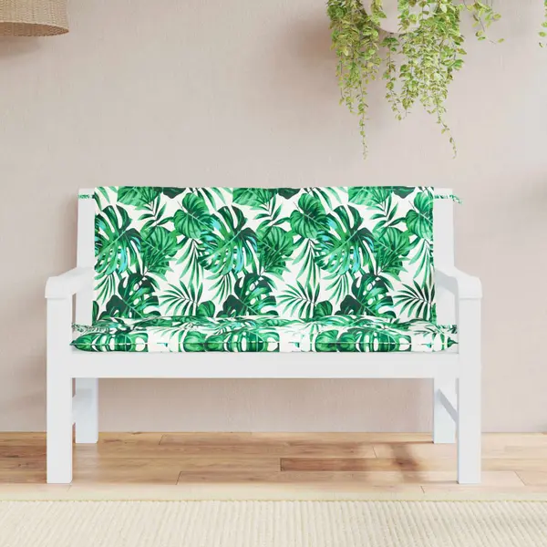 Gossi perne banca de gradina 2 buc. model frunze 120x50x7 cm textil
