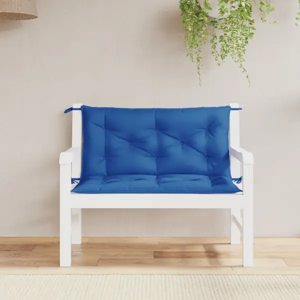 Gossi perne banca de gradina 2buc., albastru regal, textil oxford
