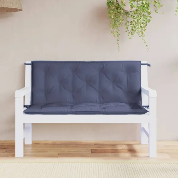 Gossi perne banca de gradina 2buc. bleumarin 120x50x7cm textil oxford