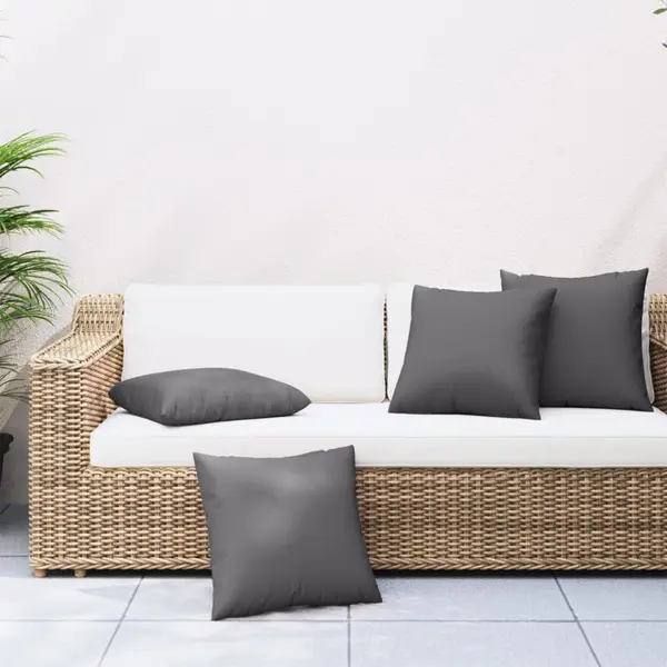 Gossi perne de canapea, 4 buc., antracit, 60x60 cm, textil