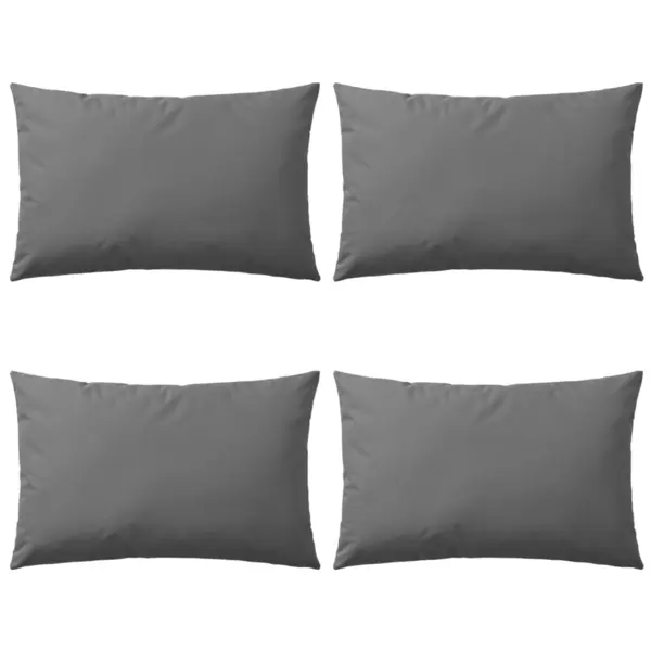 Gossi perne de exterior, 4 buc., gri, 60 x 40 cm
