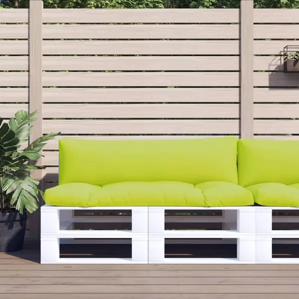 Gossi perne de paleti, 2 buc, verde aprins, material textil