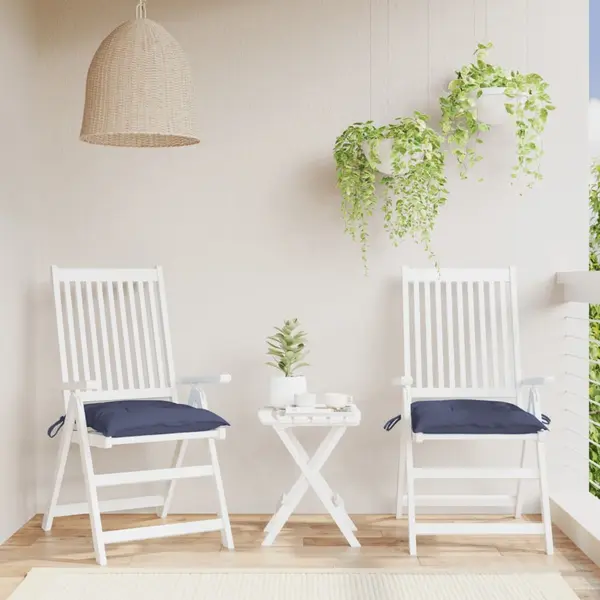 Gossi perne de scaun 2 buc. bleumarin 50x50x7 cm textil oxford
