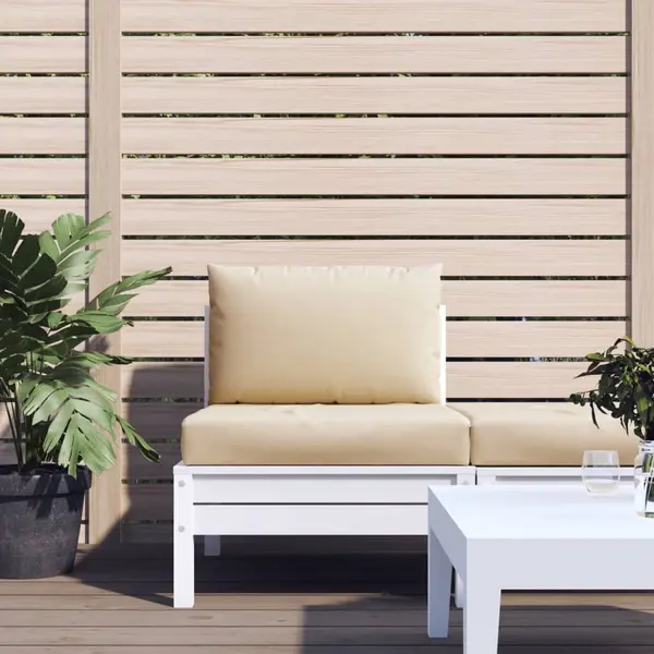 Gossi perne pentru canapea din paleti, 2 buc., bej, material textil