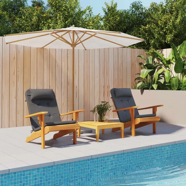 Gossi perne scaun adirondack, 2 buc, antracit, tesatura oxford