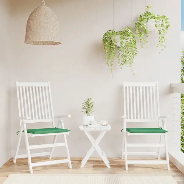 Gossi perne scaune de gradina 2 buc. verde 50x50x3 cm tesatura oxford