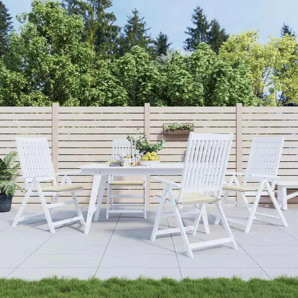 Gossi perne scaune de gradina 4 buc. crem 50x50x3 cm tesatura oxford