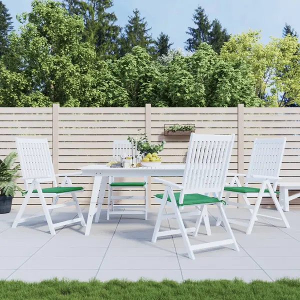 Gossi perne scaune de gradina 4 buc. verde 50x50x3 cm tesatura oxford