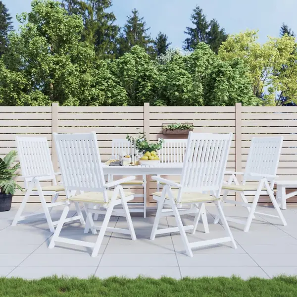 Gossi perne scaune de gradina 6 buc. crem 50x50x3 cm tesatura oxford