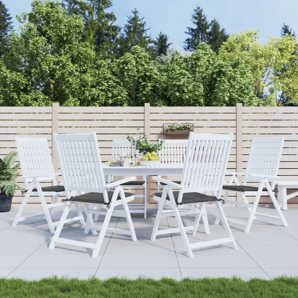 Gossi perne scaune gradina 6 buc. antracit 40x40x3 cm tesatura oxford