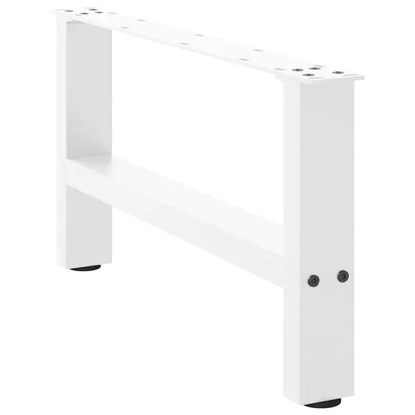 Gossi picioare masuta de cafea alb 2 buc 30×70 cm otel