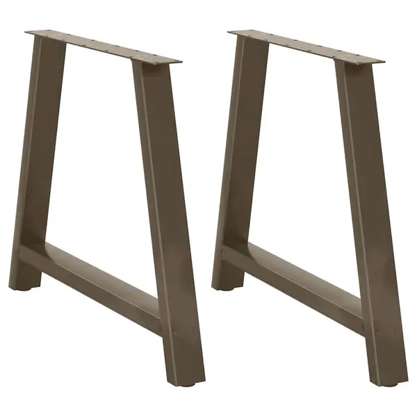 Gossi picioare masuta de cafea in forma a 2 buc 100x(72-73) cm otel