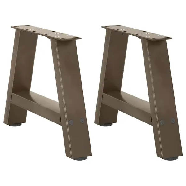 Gossi picioare masuta de cafea in forma a 2 buc 30x(30-31) cm otel