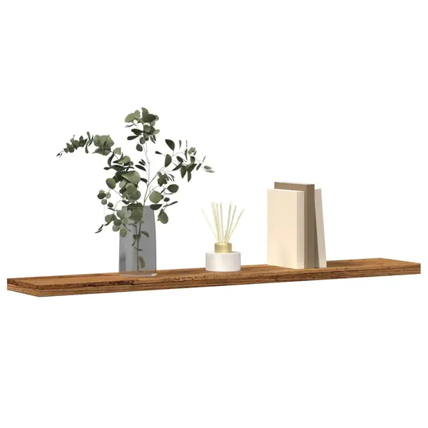Gossi placi biblioteca, 4 buc. lemn vechi 60x10x1,5 cm lemn prelucrat