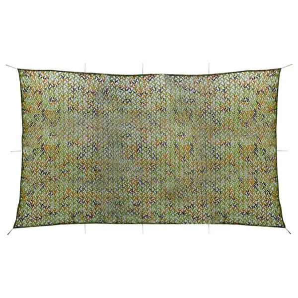 Gossi plasa de camuflaj cu geanta de depozitare, verde, 2x7 m
