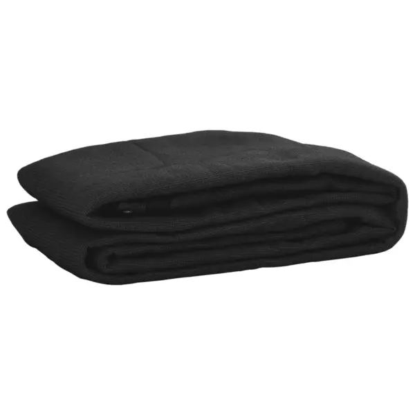Gossi plasa de remorca, negru, 2,5 x 4 m, hdpe