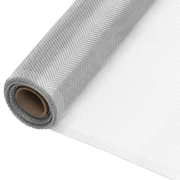 Gossi plasa de sarma, argintiu, 60x2000 cm, aluminiu