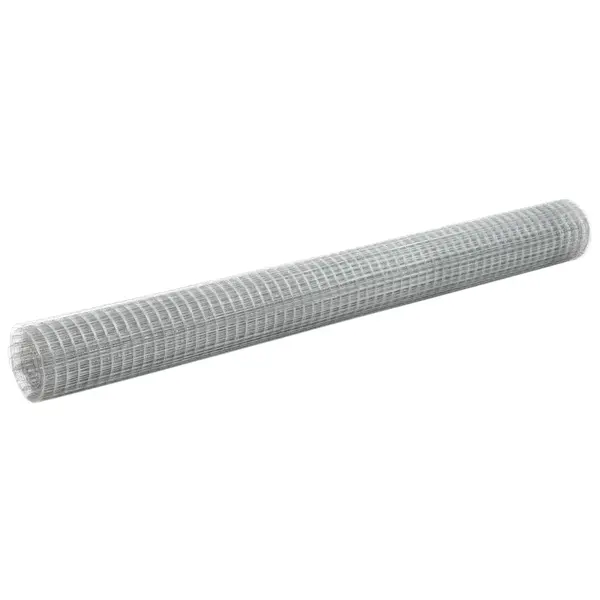 Gossi plasa de sarma gaini, argintiu, 25 x 1,5 m, otel galvanizat