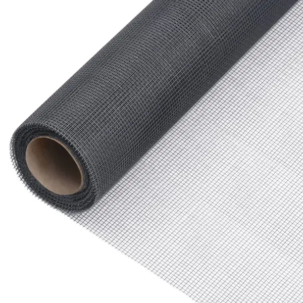 Gossi plasa de sarma, gri, 112x500 cm, fibra de sticla